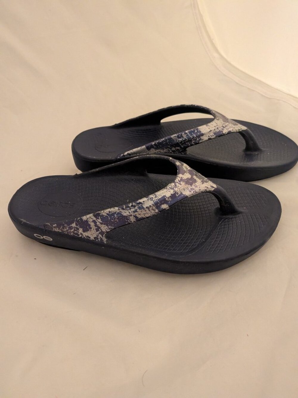 OOFOS OOlala Womens Sandals Purple Blue Size 7